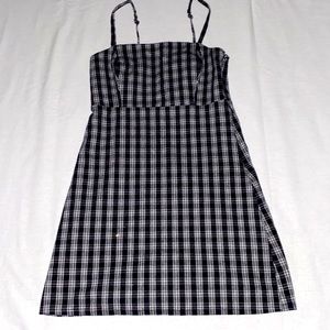 Hollister plaid square-neck mini dress